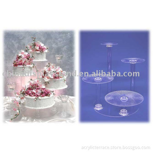 Acrylic Cake Stand Set